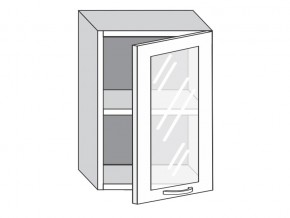 1.50.3 Шкаф настенный (h=720) на 500мм с 1-ой стекл. дверцей в Заречном - zarechnyj.magazinmebel.ru | фото
