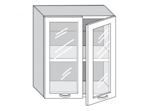1.60.4 Шкаф настенный (h=720) на 600мм с 2-мя стек.дверцами в Заречном - zarechnyj.magazinmebel.ru | фото