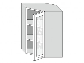 19.60.3у Шкаф настенный (h=913) угловой на 600мм со стекл. дверцей в Заречном - zarechnyj.magazinmebel.ru | фото