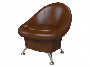 Банкетка-кресло 6-5104 коричневая в Заречном - zarechnyj.magazinmebel.ru | фото