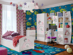 Детская комната Юниор-2 Принцесса 1 в Заречном - zarechnyj.magazinmebel.ru | фото