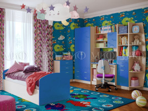 Детская комната Юниор-2 Синий в Заречном - zarechnyj.magazinmebel.ru | фото