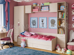 Детская комната Вега 1 Дуб беленый в Заречном - zarechnyj.magazinmebel.ru | фото