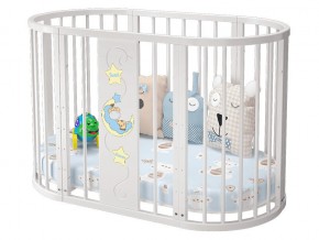 Детская кроватка белая Эстель в Заречном - zarechnyj.magazinmebel.ru | фото