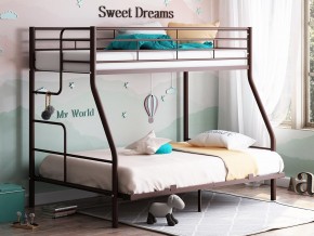 Двухъярусная кровать Гранада-3 140 коричневый в Заречном - zarechnyj.magazinmebel.ru | фото - изображение 1