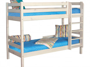 Двухъярусная кровать Соня с прямой лестницей Вариант 9 белая в Заречном - zarechnyj.magazinmebel.ru | фото - изображение 2