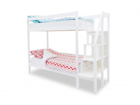 Двухъярусная кровать Svogen белый в Заречном - zarechnyj.magazinmebel.ru | фото - изображение 1