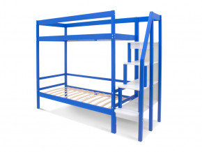Двухъярусная кровать Svogen с ящиками синий в Заречном - zarechnyj.magazinmebel.ru | фото - изображение 3