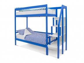 Двухъярусная кровать Svogen синий в Заречном - zarechnyj.magazinmebel.ru | фото - изображение 1