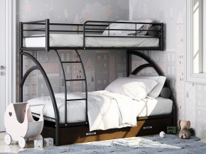 Двухъярусная кровать Виньола-2 Я черный в Заречном - zarechnyj.magazinmebel.ru | фото