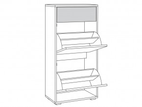 Комод для обуви 13.114 Куба в Заречном - zarechnyj.magazinmebel.ru | фото - изображение 2