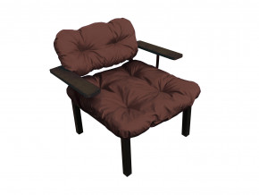 Кресло Дачное коричневая подушка в Заречном - zarechnyj.magazinmebel.ru | фото - изображение 1