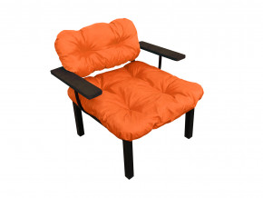 Кресло Дачное оранжевая подушка в Заречном - zarechnyj.magazinmebel.ru | фото