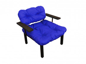 Кресло Дачное синяя подушка в Заречном - zarechnyj.magazinmebel.ru | фото - изображение 1