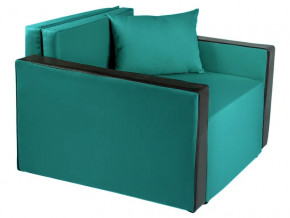 Кресло-кровать Милена с подлокотниками рогожка emerald в Заречном - zarechnyj.magazinmebel.ru | фото