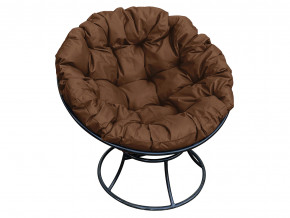 Кресло Папасан без ротанга коричневая подушка в Заречном - zarechnyj.magazinmebel.ru | фото - изображение 1