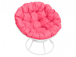 Кресло Папасан без ротанга розовая подушка в Заречном - zarechnyj.magazinmebel.ru | фото