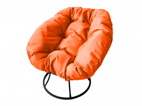 Кресло Пончик без ротанга оранжевая подушка в Заречном - zarechnyj.magazinmebel.ru | фото - изображение 1