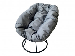 Кресло Пончик без ротанга серая подушка в Заречном - zarechnyj.magazinmebel.ru | фото - изображение 1