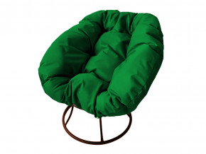 Кресло Пончик без ротанга зелёная подушка в Заречном - zarechnyj.magazinmebel.ru | фото - изображение 1