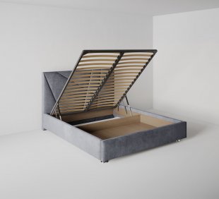 Кровать Геометрия 2.0 м с подъемным механизмом в Заречном - zarechnyj.magazinmebel.ru | фото - изображение 3
