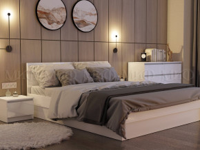 Кровать 1600 Челси Белый глянец в Заречном - zarechnyj.magazinmebel.ru | фото - изображение 2