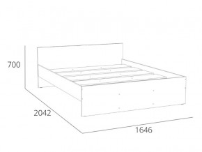 Кровать 1600 НМ 011.53 Симпл Белый Фасадный в Заречном - zarechnyj.magazinmebel.ru | фото - изображение 4