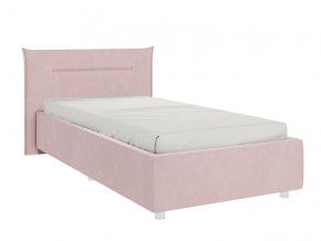 Кровать Альба 900 велюр нежно-розовый в Заречном - zarechnyj.magazinmebel.ru | фото