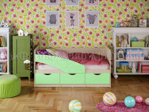Кровать Бабочки 1600 Салатовый в Заречном - zarechnyj.magazinmebel.ru | фото