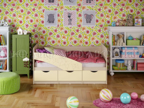 Кровать Бабочки 1600 Ваниль в Заречном - zarechnyj.magazinmebel.ru | фото - изображение 1