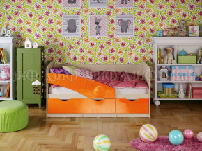 Кровать Бабочки 1800 Оранжевый металлик в Заречном - zarechnyj.magazinmebel.ru | фото - изображение 1