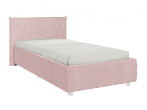 Кровать Бест 900 велюр нежно-розовый в Заречном - zarechnyj.magazinmebel.ru | фото