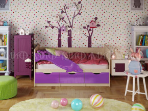Кровать Дельфин-1 1800 Фиолетовый металлик в Заречном - zarechnyj.magazinmebel.ru | фото