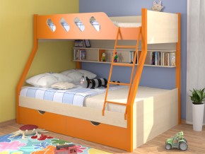 Кровать Дельта 20.02 оранжевая в Заречном - zarechnyj.magazinmebel.ru | фото