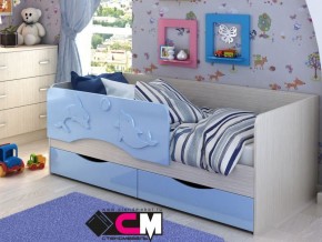 Кровать детская Алиса КР 812 голубая 1600 в Заречном - zarechnyj.magazinmebel.ru | фото