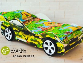 Кровать детская машина Хаки в Заречном - zarechnyj.magazinmebel.ru | фото - изображение 2