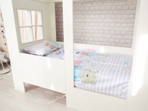 Кровать детская Теремок без ящика белая в Заречном - zarechnyj.magazinmebel.ru | фото - изображение 2