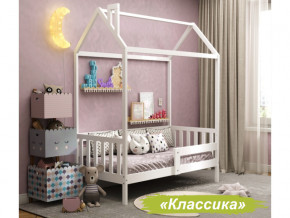 Кровать Домик Аист-1 Классика белый 1600х800 в Заречном - zarechnyj.magazinmebel.ru | фото - изображение 1