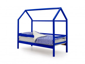 Кровать-домик Svogen с бортиком синий в Заречном - zarechnyj.magazinmebel.ru | фото