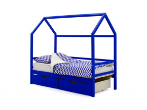 Кровать-домик Svogen с ящиками синий в Заречном - zarechnyj.magazinmebel.ru | фото