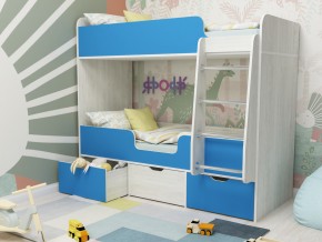 Кровать двухъярусная Малыш двойняшка винтерберг-голубой в Заречном - zarechnyj.magazinmebel.ru | фото - изображение 1