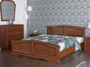 Кровать Елена 1600 Орех в Заречном - zarechnyj.magazinmebel.ru | фото - изображение 2