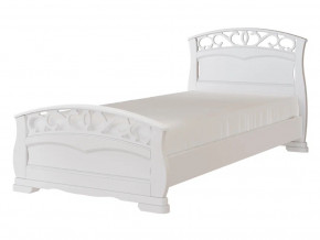 Кровать Грация-1 900 Белый античный в Заречном - zarechnyj.magazinmebel.ru | фото - изображение 1