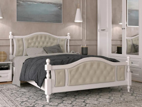 Кровать Жасмин 1400 Белый античный в Заречном - zarechnyj.magazinmebel.ru | фото