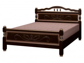 Кровать Карина-5 1600 Орех темный в Заречном - zarechnyj.magazinmebel.ru | фото - изображение 2