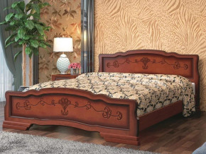 Кровать Карина-6 1600 Орех в Заречном - zarechnyj.magazinmebel.ru | фото - изображение 1