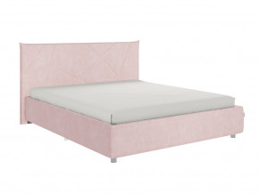 Кровать Квест 1600 велюр нежно-розовый в Заречном - zarechnyj.magazinmebel.ru | фото