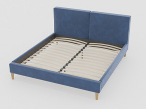 Кровать Линси 1600 синий в Заречном - zarechnyj.magazinmebel.ru | фото - изображение 1