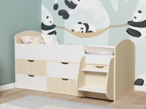 Кровать Малыш-7 Дуб-Белое дерево в Заречном - zarechnyj.magazinmebel.ru | фото - изображение 1