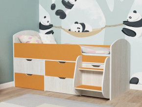 Кровать Малыш-7 Винтербер-Оранжевый в Заречном - zarechnyj.magazinmebel.ru | фото - изображение 1
